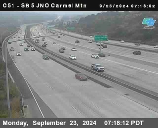 SB 5 at Carmel Mountain Rd.