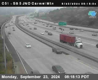 SB 5 at Carmel Mountain Rd.