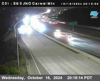 SB 5 at Carmel Mountain Rd.