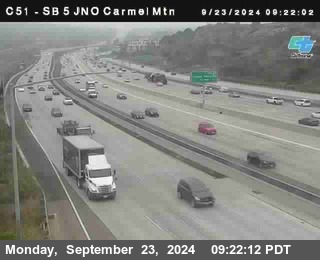 SB 5 at Carmel Mountain Rd.