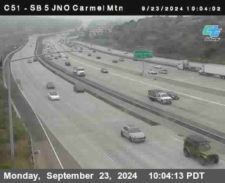 SB 5 at Carmel Mountain Rd.