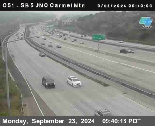 SB 5 at Carmel Mountain Rd.