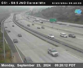 SB 5 at Carmel Mountain Rd.