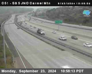 SB 5 at Carmel Mountain Rd.