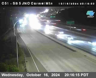 SB 5 at Carmel Mountain Rd.