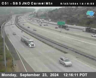 SB 5 at Carmel Mountain Rd.