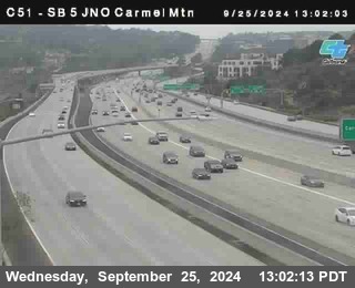 SB 5 at Carmel Mountain Rd.