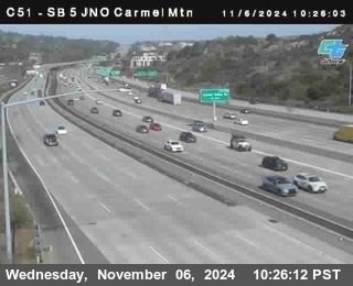 SB 5 at Carmel Mountain Rd.