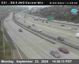 SB 5 at Carmel Mountain Rd.