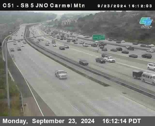 SB 5 at Carmel Mountain Rd.