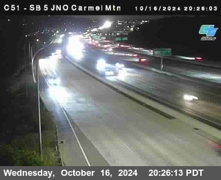 SB 5 at Carmel Mountain Rd.