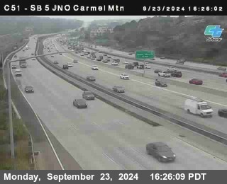 SB 5 at Carmel Mountain Rd.