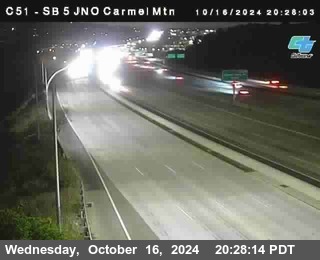 SB 5 at Carmel Mountain Rd.