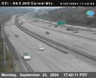 SB 5 at Carmel Mountain Rd.