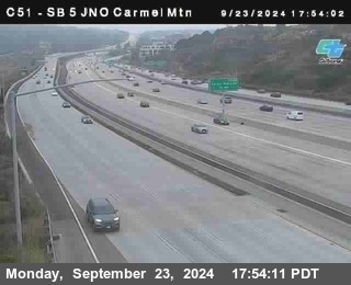 SB 5 at Carmel Mountain Rd.