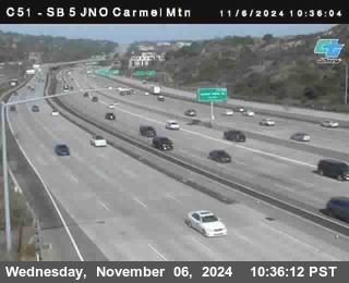 SB 5 at Carmel Mountain Rd.