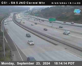 SB 5 at Carmel Mountain Rd.