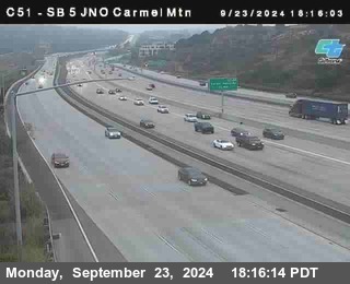 SB 5 at Carmel Mountain Rd.