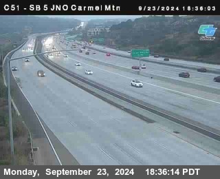 SB 5 at Carmel Mountain Rd.