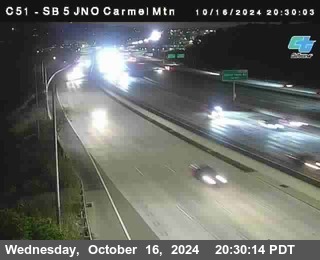 SB 5 at Carmel Mountain Rd.