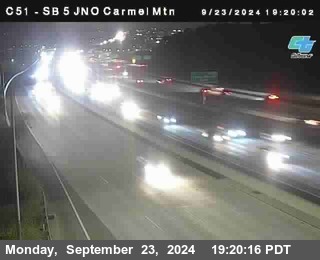 SB 5 at Carmel Mountain Rd.