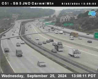 SB 5 at Carmel Mountain Rd.