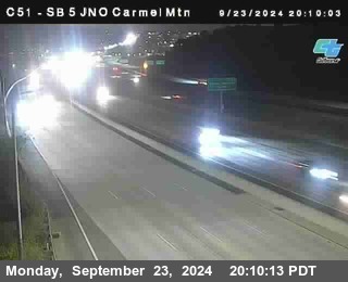 SB 5 at Carmel Mountain Rd.