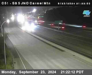 SB 5 at Carmel Mountain Rd.