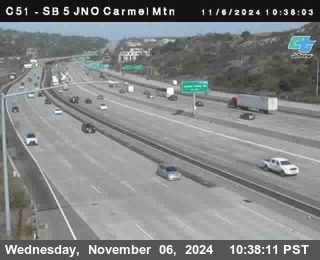 SB 5 at Carmel Mountain Rd.