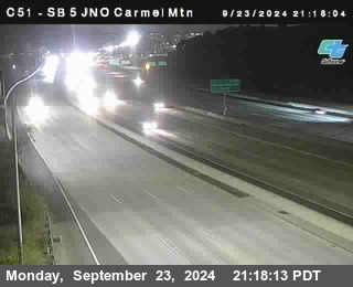 SB 5 at Carmel Mountain Rd.