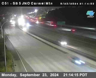 SB 5 at Carmel Mountain Rd.