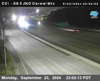 SB 5 at Carmel Mountain Rd.