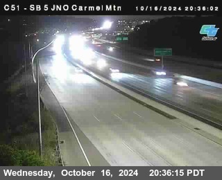 SB 5 at Carmel Mountain Rd.