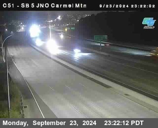 SB 5 at Carmel Mountain Rd.