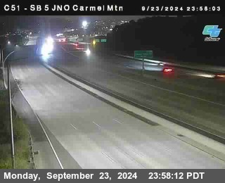 SB 5 at Carmel Mountain Rd.