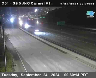 SB 5 at Carmel Mountain Rd.