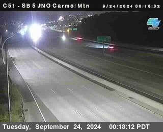 SB 5 at Carmel Mountain Rd.