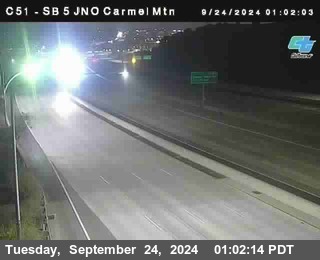 SB 5 at Carmel Mountain Rd.