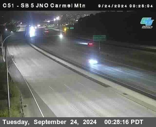 SB 5 at Carmel Mountain Rd.