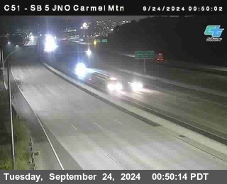 SB 5 at Carmel Mountain Rd.