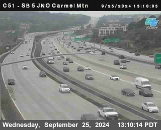 SB 5 at Carmel Mountain Rd.