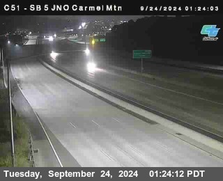 SB 5 at Carmel Mountain Rd.