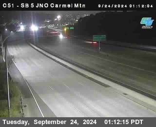 SB 5 at Carmel Mountain Rd.