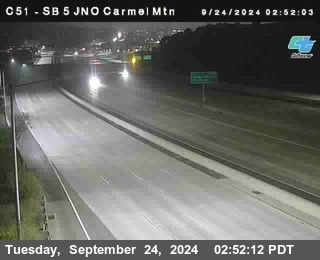 SB 5 at Carmel Mountain Rd.