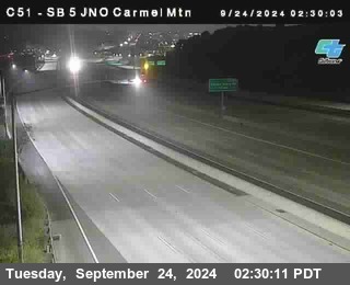 SB 5 at Carmel Mountain Rd.