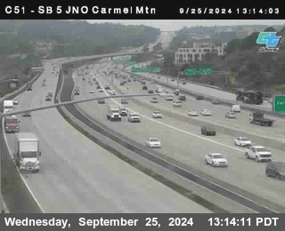 SB 5 at Carmel Mountain Rd.