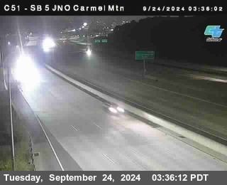 SB 5 at Carmel Mountain Rd.