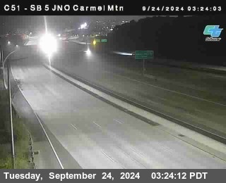 SB 5 at Carmel Mountain Rd.