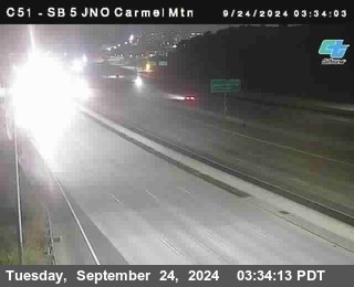 SB 5 at Carmel Mountain Rd.