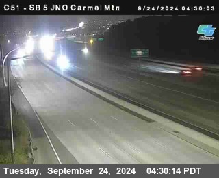 SB 5 at Carmel Mountain Rd.